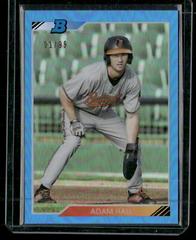 Adam Hall [Blue Refractor] #AH Baseball Cards 2020 Bowman Heritage Chrome Prospects Prices
