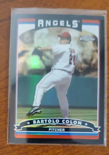 Bartolo Colon [Refractor] #135 Baseball Cards 2006 Topps Chrome