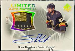 Shea Theodore Hockey Cards 2021 SP Authentic Limited Auto Material Prices