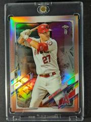 Mike Trout [Rose Gold Refractor] Baseball Cards 2021 Topps Chrome Ben Baller Prices