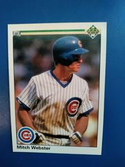 Mitchell Webster #153 Baseball Cards 1990 Upper Deck Prices