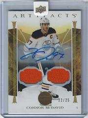 Connor McDavid [Material Autograph Gold] Hockey Cards 2022 Upper Deck Artifacts Prices