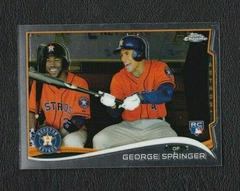 George Springer #138 Baseball Cards 2014 Topps Chrome Prices