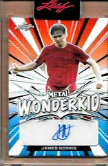 James Norris Soccer Cards 2022 Leaf Metal Wonderkid Autographs Prices