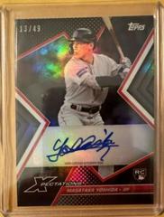 Masataka Yoshida [Iridescent] Baseball Cards 2023 Topps Xpectations Autographs Prices