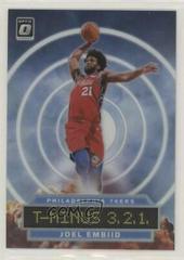 Joel Embiid [Holo] #1 Basketball Cards 2019 Panini Donruss Optic T-Minus 3,2,1 Prices
