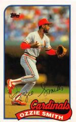 Ozzie Smith #45 Baseball Cards 1989 Topps Ljn Baseball Talk Prices