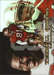 Terrell Owens #146 Football Cards 1999 Flair Showcase Prices
