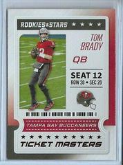 Tom Brady #3 Football Cards 2020 Panini Rookies & Stars Ticket Masters Prices