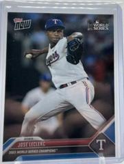 Jose LeClerc [Blue] Baseball Cards 2023 Topps Now World Series Champions Prices