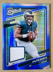 Jalen Hurts [Blue Hyper] #TH-7 Football Cards 2021 Panini Donruss Optic Threads Prices