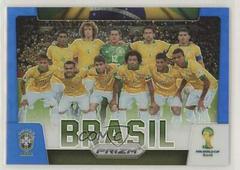 Brasil [Blue Prizm] Soccer Cards 2014 Panini Prizm World Cup Team Photos Prices