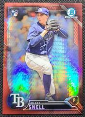 Blake Snell [Red] Baseball Cards 2016 Bowman Chrome National Refractors Prices