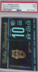 Colin Kaepernick [Reflectors Gold] Football Cards 2011 Press Pass Prices