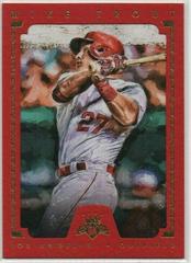 Mike Trout [Post Swing Red Framed] #91 Baseball Cards 2016 Panini Diamond Kings Prices