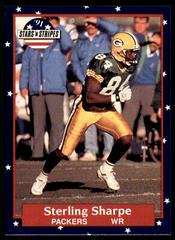 Sterling Sharpe Football Cards 1991 Fleer Stars and Stripes Prices
