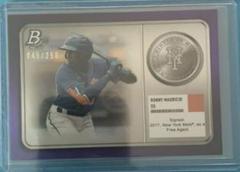 Ronny Mauricio [Purple] #MM-11 Baseball Cards 2022 Bowman Platinum Minted in Merit Prices