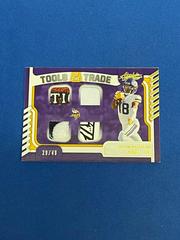 Justin Jefferson [Prime] Football Cards 2022 Panini Absolute Tools of the Trade Quad Prices