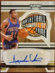 Isiah Thomas [Gold] Basketball Cards 2021 Panini Chronicles Hall of Fame Autographs Prices