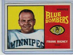 Frank Rigney Football Cards 1964 Topps CFL Prices