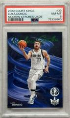 Luka Doncic [Jade] #30 Basketball Cards 2022 Panini Court Kings Modern Strokes Prices