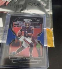 Justin Fields [Blue] Football Cards 2021 Panini Chronicles Prizm Black Prices
