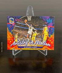 Stephen Curry [Amethyst] #4 Basketball Cards 2023 Panini Court Kings Artistry in Motion Prices