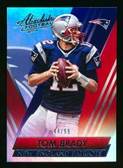 Tom Brady [Spectrum Silver] #44 Football Cards 2014 Panini Absolute Prices