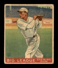 Ethan Allen Baseball Cards 1933 World Wide Gum Prices