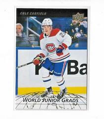 Cole Caufield [Gold] #WG-20 Hockey Cards 2022 Upper Deck World Junior Grads Prices