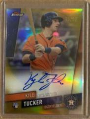 Kyle Tucker [Gold Refractor] #FA-KT Baseball Cards 2019 Topps Finest Autographs Prices