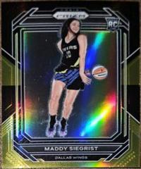 Maddy Siegrist [Black Gold] #135 Basketball Cards 2023 Panini Prizm WNBA Prices