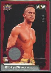 Ricky Starks [Mat Relic Red] Wrestling Cards 2022 Upper Deck AEW Prices