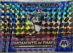 Nick Foles [Blue] #MT-13 Football Cards 2023 Panini Mosaic Moments in Time Prices