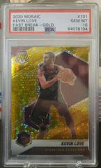 Kevin Love [Fast Break Gold] Basketball Cards 2020 Panini Mosaic Prices