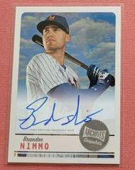 Brandon Nimmo [Autograph] #AS-BN Baseball Cards 2019 Topps Archives Snapshots Prices