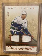 Bo Horvat [Material Orange] Hockey Cards 2021 Upper Deck Artifacts Prices