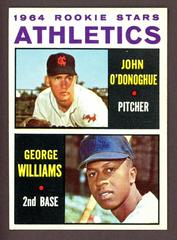 Athletics Rookies [O'Donoghue, Williams] #388 Baseball Cards 1964 Topps Prices