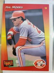 Hal Morris #30 Baseball Cards 1992 Panini Donruss Triple Play Prices