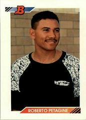 Roberto Petagine #31 Baseball Cards 1992 Bowman Prices