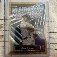 Derek Jeter [Gold Mini Diamond] Baseball Cards 2023 Topps Finest Headliners Prices
