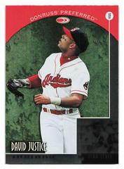 David Justice #66 Baseball Cards 1998 Donruss Preferred Prices