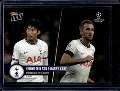 Heung Min Son, Harry Kane #41 Soccer Cards 2022 Topps Now UEFA Champions League Prices