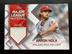 Aaron Nola #MLM-AN Baseball Cards 2022 Topps Major League Material Relics Prices
