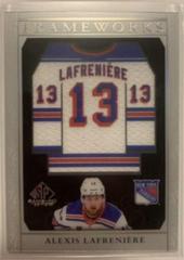 Alexis Lafreniere Hockey Cards 2021 SP Game Used Frameworks Prices