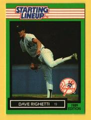 Dave Righetti Baseball Cards 1989 Kenner Starting Lineup Prices