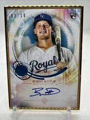 Bobby Witt Jr. [Blue] Baseball Cards 2022 Bowman Transcendent Autographs Prices