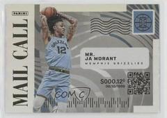 Ja Morant Basketball Cards 2021 Panini Illusions Mail Call Prices