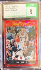 Zach LaVine [Red Checkerboard] #220 Basketball Cards 2017 Panini Hoops Prices