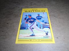 Kevin McReynolds #154 Baseball Cards 1991 Fleer Prices